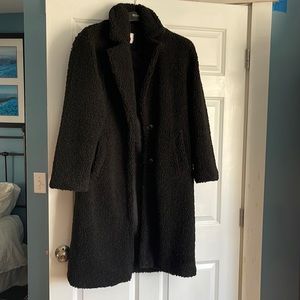 Rachel Parcell Teddy Coat black